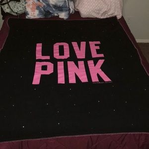 VS Pink throw blanket